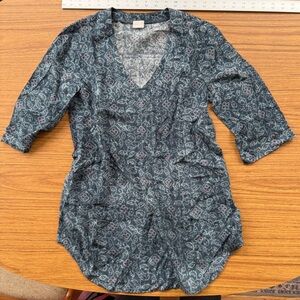 Poetry Silk Tunic Top Women’s Size 2